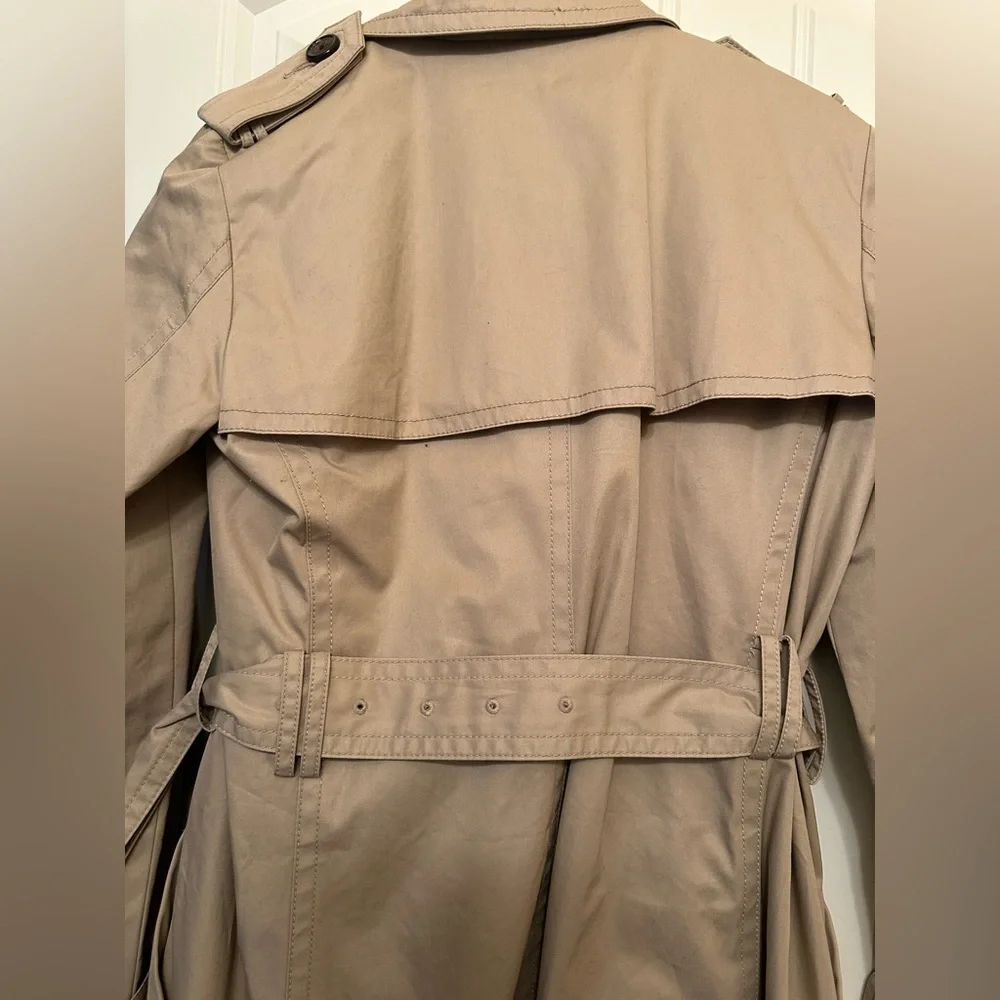 Banana republic trench coat sz xs - Picture 5 of 7